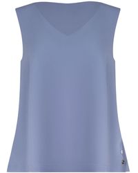 Herno - V-Neck Sleeveless Top - Lyst