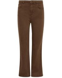 Marella - Flared Cropped 5-Pocket Trousers - Lyst