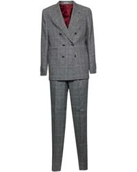Brunello Cucinelli - Prince Of Wales Checked Suit - Lyst