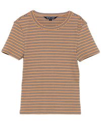Veronica Beard - Pruitt Striped Ribbed T-Shirt - Lyst