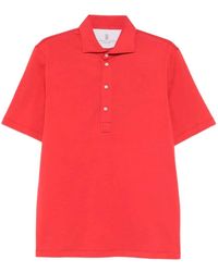 Brunello Cucinelli - Short-Sleeved Polo Shirt - Lyst