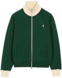 Ami Paris - Ami Ami De Coeur Zip-Up Sweatshirt - Lyst