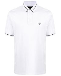 Emporio Armani - Logo Details Polo Shirt - Lyst