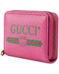 Gucci - Logo Printed Wallet - Lyst