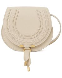Chloé - Chloé Marcie Foldover Small Saddle Bag - Lyst