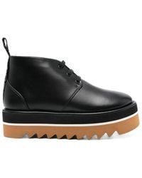 Stella McCartney - Sneak-Elyse Lace-Up Desert Boots - Lyst