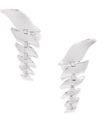 KHAITE - Leaf-Tone Earrings - Lyst