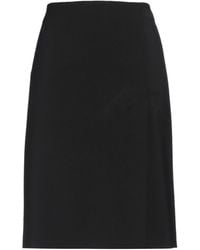 Sportmax - Asymmetric Solid-Color Wool Skirt - Lyst