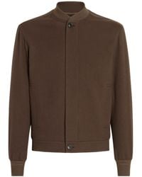 ZEGNA - Oasi-Cashmere Bomber Jacket - Lyst