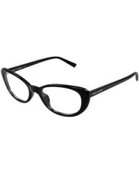 Saint Laurent - Eyewear Cat-Eye Frame Glasses - Lyst