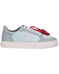 Off-White c/o Virgil Abloh - New Low Vulcanized Lace-Up Sneakers - Lyst