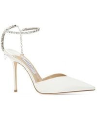 Jimmy Choo - Saeda Embellished Heeled Pumps - Lyst