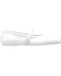 Marni - Logo Embossed Ballet Flats - Lyst