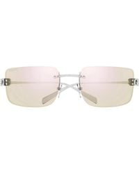 Gucci - Eyewear Rectangular Frame Sunglasses - Lyst