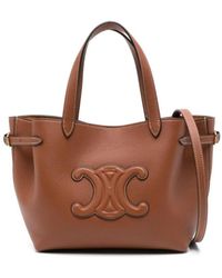 Celine - Mini Cabas Anais Cuir Triomphe - Lyst