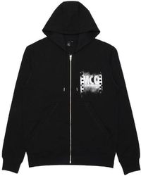 McQueen - Logo Hooded Casual Jacket - Lyst