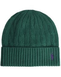 Polo Ralph Lauren - Cable-Knit Beanie - Lyst