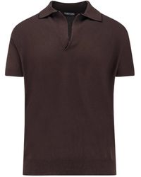 Tom Ford - Knitted Polo Shirt - Lyst