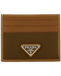 Prada - Logo Plaque Card Holder - Lyst