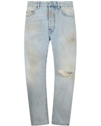 DSquared² - Light L.A. Wash Bro Jeans - Lyst