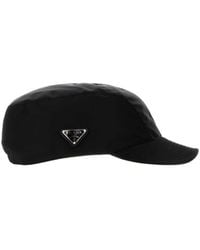 Prada - Logo Re-Nylon Baseball Cap - Lyst