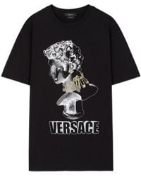 Versace - Graphic Printed Crewneck T-Shirt - Lyst