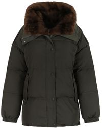 Yves Salomon - Long-Sleeved Down Jacket - Lyst