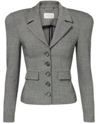 Magda Butrym - Herringbone Wool-Blend Jacket - Lyst
