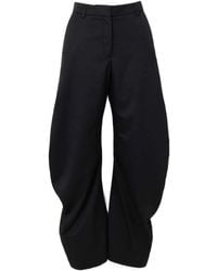 Acne Studios - Patty Wool Wide-Leg Pants - Lyst