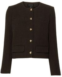 Nili Lotan - Long-Sleeved Casual Jacket - Lyst