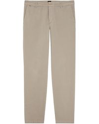 BOSS - Casual Slim-Fit Trousers - Lyst