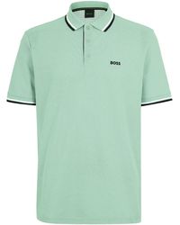 BOSS - Logo Short-Sleeve Polo Shirt - Lyst