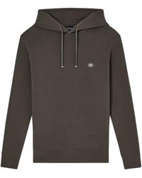 Emporio Armani - Logo-Plaque Hoodie - Lyst