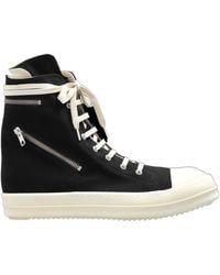 Rick Owens - High Top Lace-Up Sneakers - Lyst