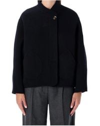 Soeur - High-Neck Single-Button Casual Jacket - Lyst