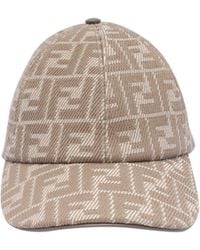 Fendi - Ff Jacquard Baseball Cap - Lyst