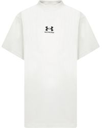 Balenciaga - Logo Embroidered Crewneck T-Shirt - Lyst