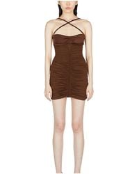 Mugler - ミュグレー カットアウト シャーリング パーティー ミニドレス - Lyst