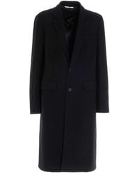 Valentino - Single-Breasted Wool Coat - Lyst