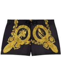 Versace - Baroque-Print Swim Shorts - Lyst