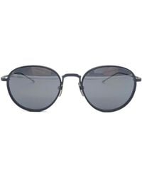 Thom Browne - Eyewear Round Frame Sunglasses - Lyst