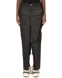 Rick Owens - Belt Loop Midi Skirt - Lyst