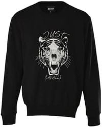 Just Cavalli - Round-Necked Printed Sweater - Lyst