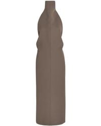 KHAITE - Roxanne Open-Back Crepe Midi Dress - Lyst