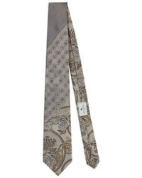 Etro - Patchwork Pointed Tip Tie - Lyst