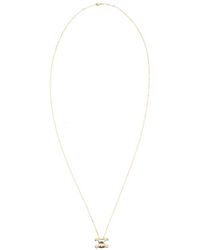 Celine - Logo Necklace - Lyst
