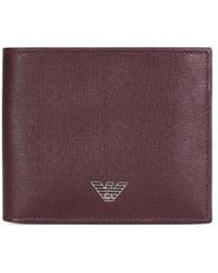 Emporio Armani - Logo Details Wallet - Lyst