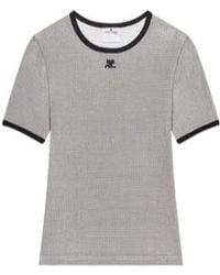 Courreges - Courrèges Signature Contrast T-Shirt - Lyst