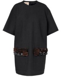 Plan C - Sequined Wool-Blend Minidress - Lyst
