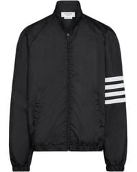 Thom Browne - Bar Stripe Zipped Jacket - Lyst
